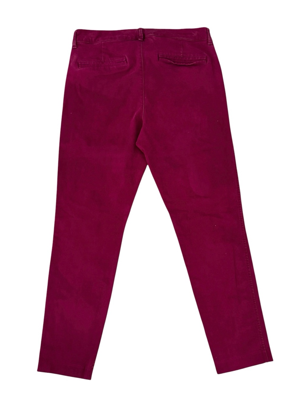 Old Navy Pixie Size 8 Sateen Ankle Pants in Chilled Sangria (Burgundy) - Picture 3 of 5